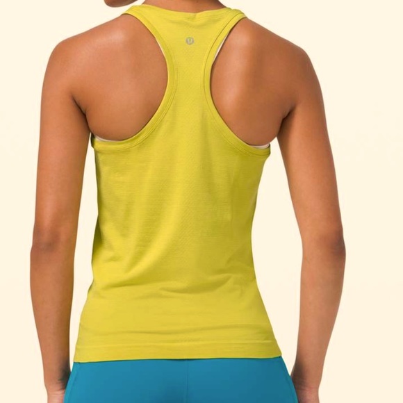 Lululemon Swiftly Tech Tank yellow pear size 8 - Picture 2 of 4